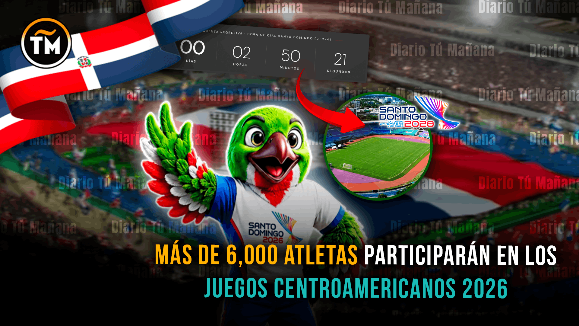 Juegos Centroamericanos inician hoy con ceremonia inaugural y un espectáculo histórico en Santo Domingo