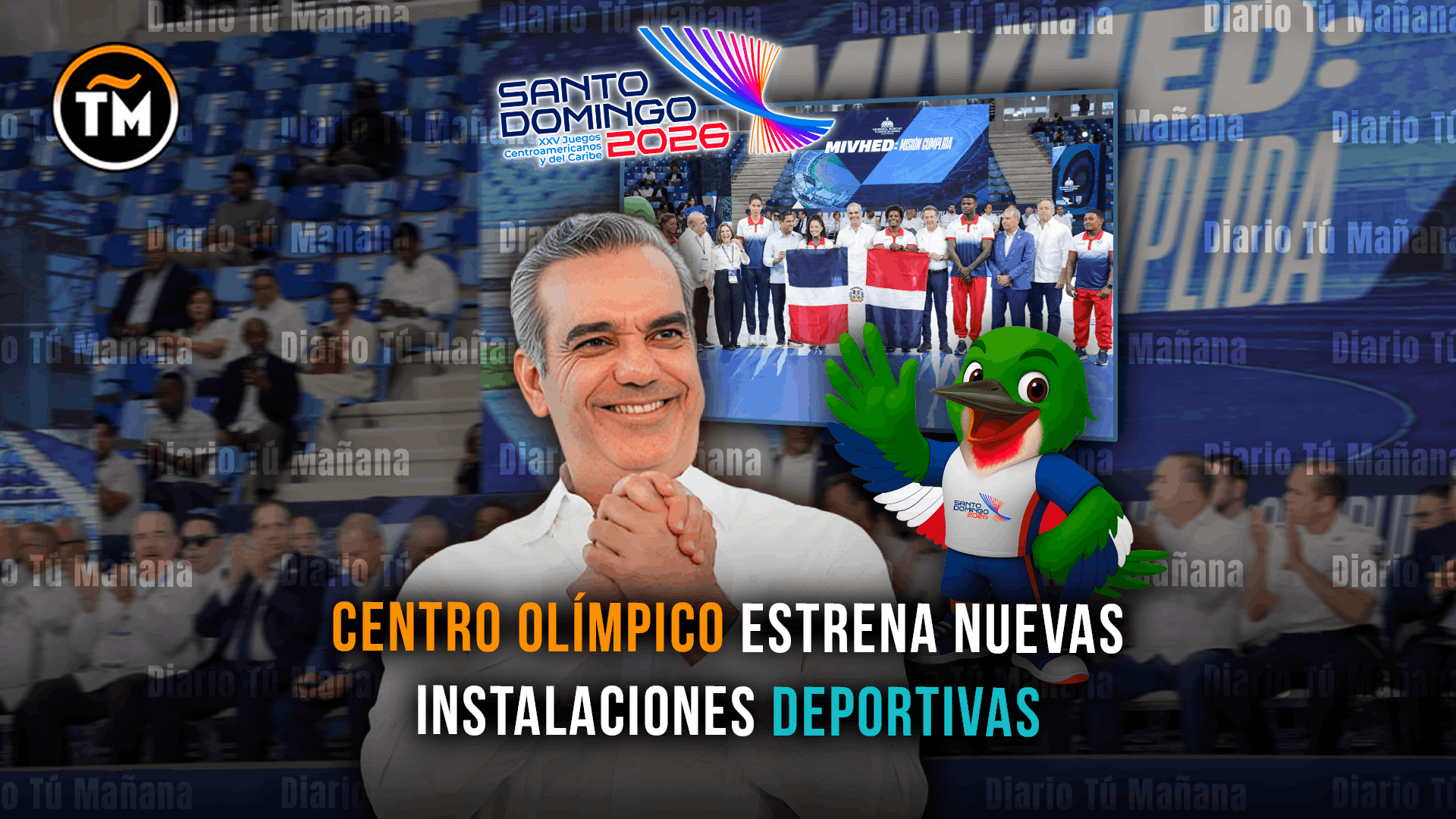 Juegos Centroamericanos reciben pabellones de voleibol y taekwondo inaugurados por Abinader