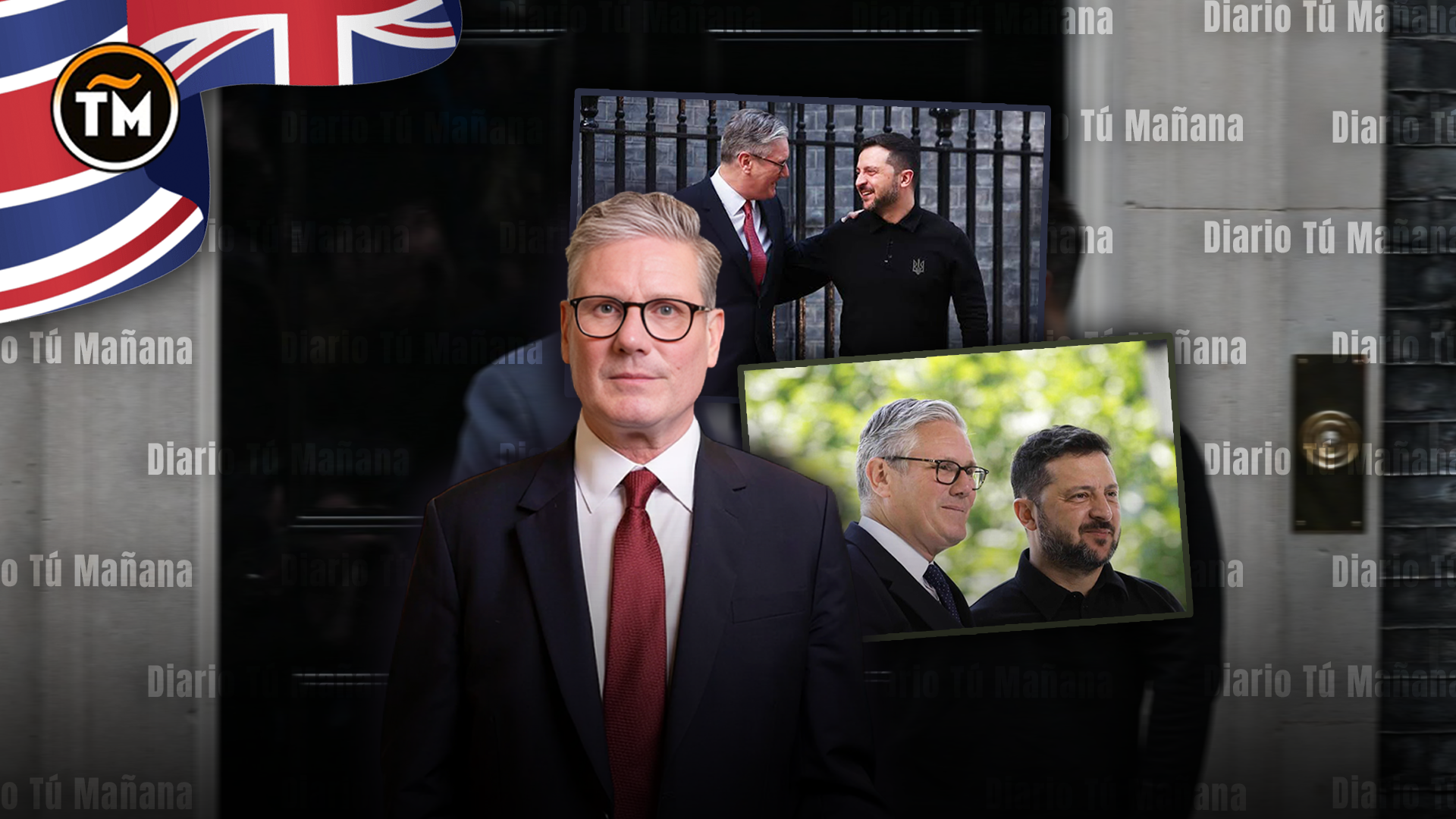 Apoyo a Ucrania marca la visita de despedida de Starmer a Zelenski antes de dejar el cargo