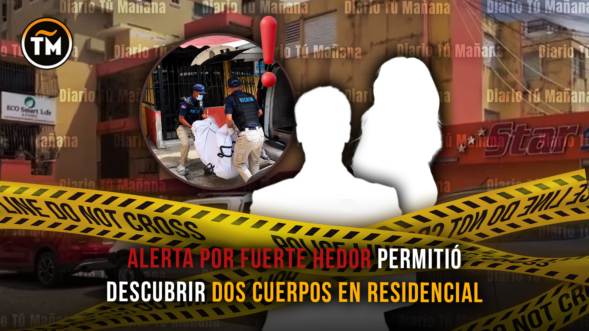Madre e hijo son hallados muertos en apartamento del DN tras alerta por fuerte hedor de vecinos