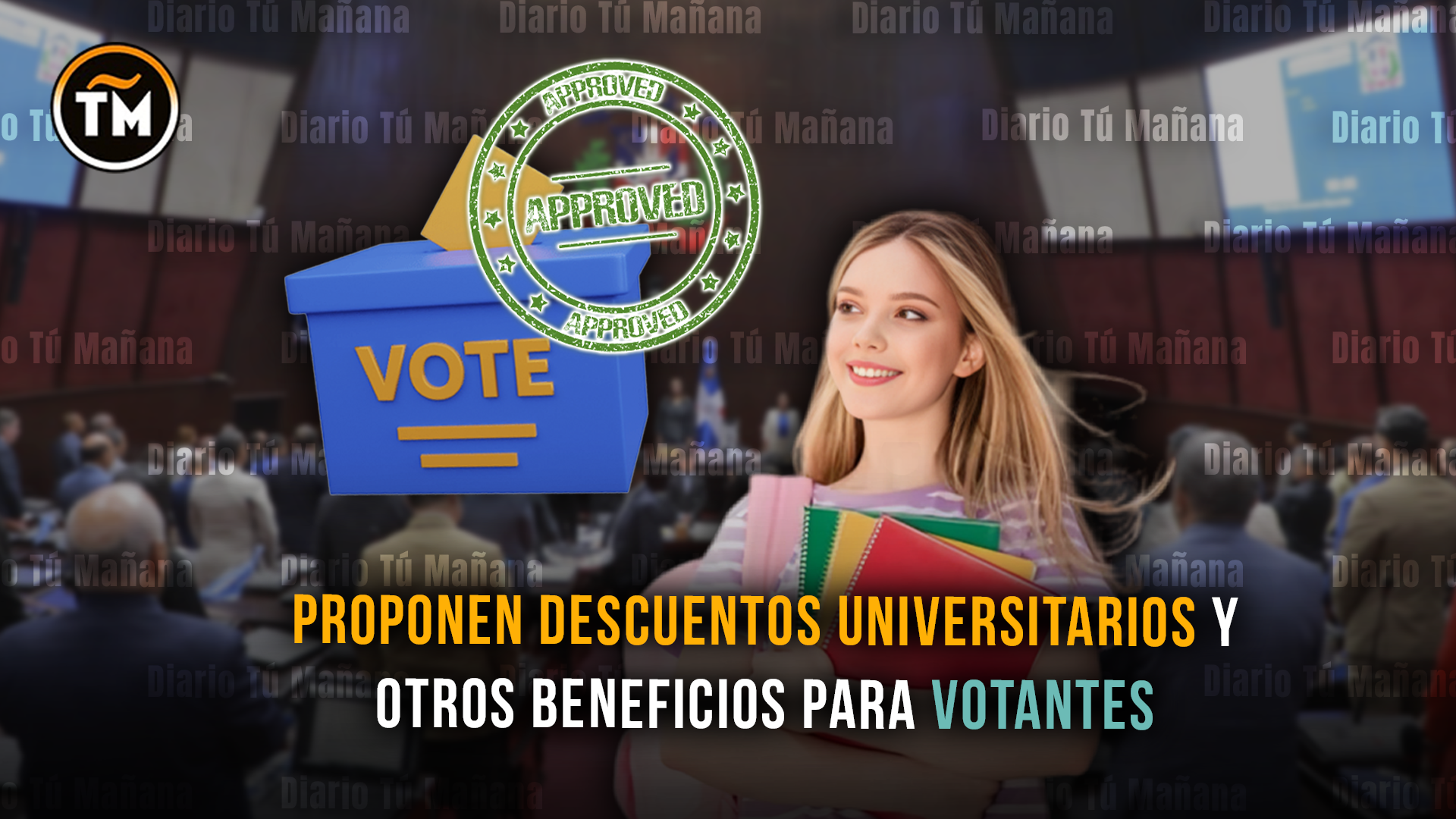 Voto ciudadano tendría hasta un 25 % de descuento universitario tras aprobación en la Cámara de Diputados
