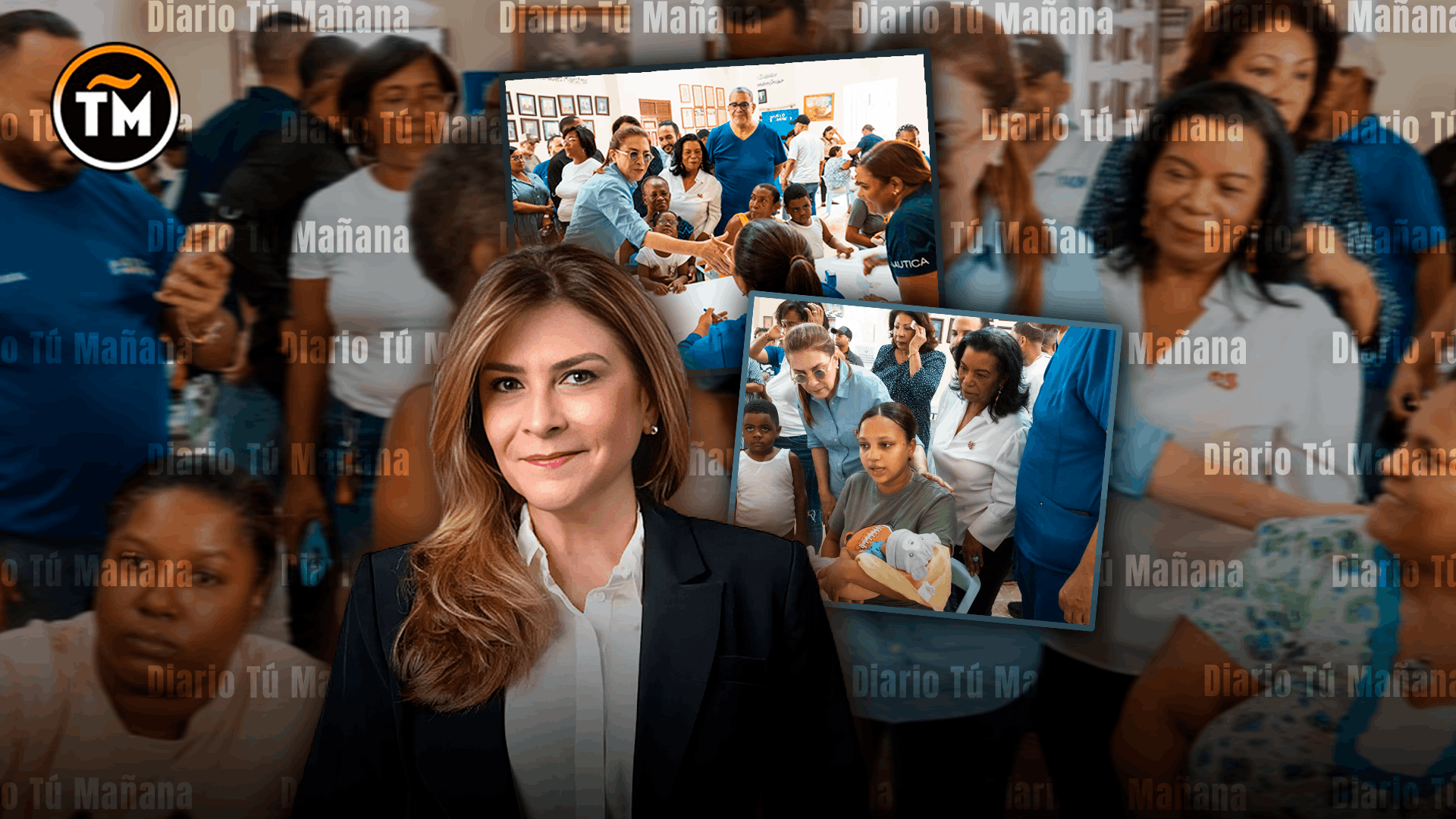 Operativo médico de Carolina Mejía beneficia a 166 personas y entrega alimentos en Ciudad Colonial