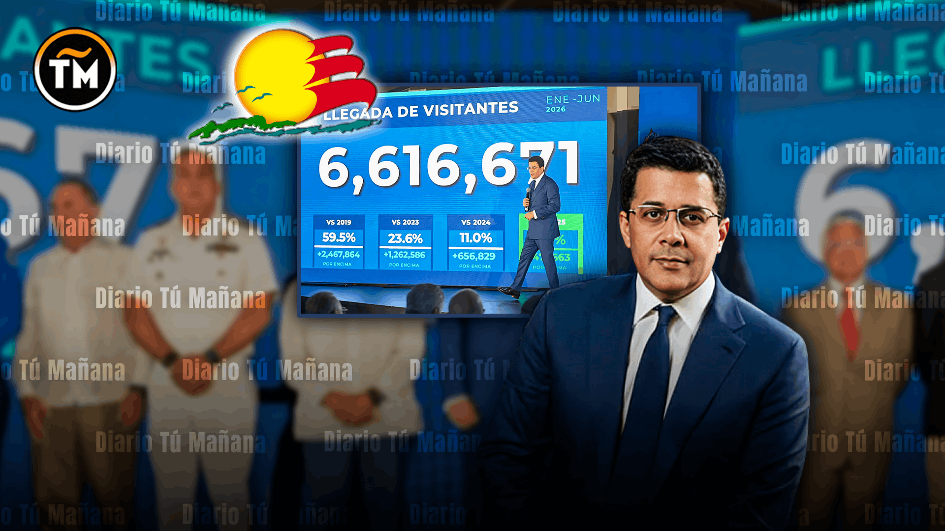 RD marca récord en Turismo con 6.6 millones de visitantes en primer semestre y proyección de 12 millones